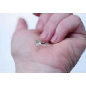 Alternative diamond engagement ring,  raw stone rings,